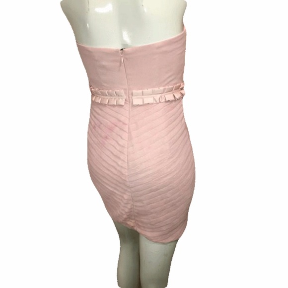 BCBGeneration Pink Sheer Dress Size 0 (SKU… - Picture 3 of 4